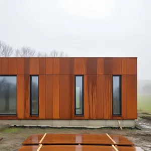 Mistfall Rust-Stripe Pavilion