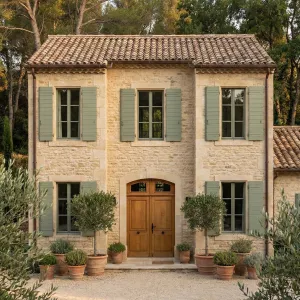 Sunwashed Stone Provençal Country Hideaway