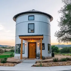 Silo Serenity: A Cylindrical Haven