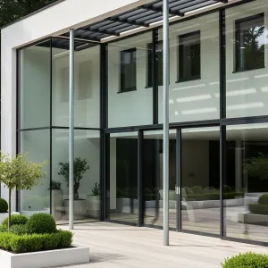 Glass Garden Getaway: Divine Transparency