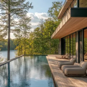 Pool With Submerged Seating