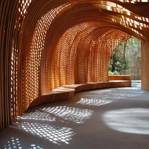 Sun-Dappled Wooden Paradise