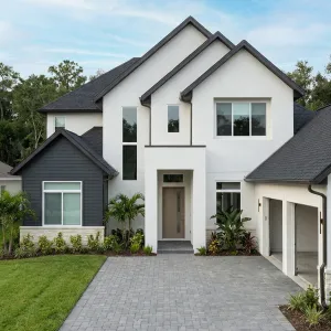 Clean Line Coastal Gable Residence