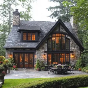 Stone Hearth Haven with Charcoal Charm