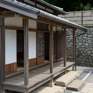 Sunlit Zen Veranda: A Japanese Oasis