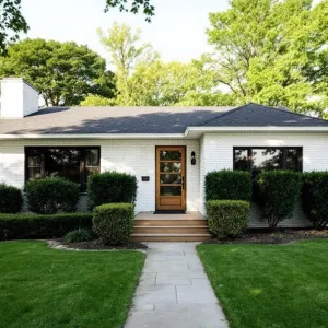 Elegant Simplicity: The Brick Beauty Out Front