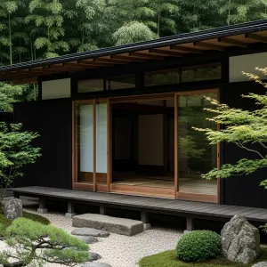 Sliding Serenity: The Art of Japanese Porch Retreat