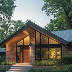 Brick Ranch Rhapsody: Evening Glow