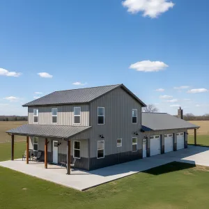 Prairie Edge Steel Porch Homestead