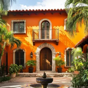 Fiery Villa with Bohemian Fountain