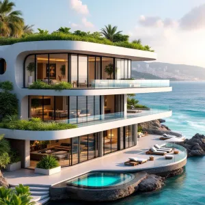 Modern Marvel: A Coastal Retreat