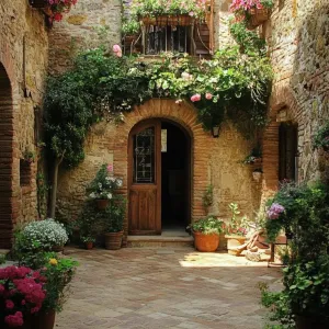 Charming Tuscan Courtyard Retreat