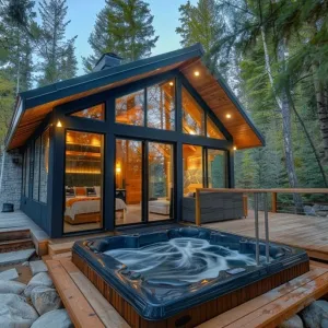 Cabin With a Private Spa