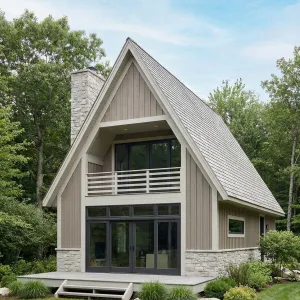 Soft Birch Gable Woodland Retreat