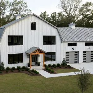 Minimalist Marvel: The White Wonder Barn
