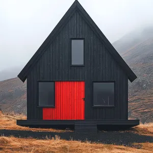 Vibrant Door Drama: A Cabin Tale