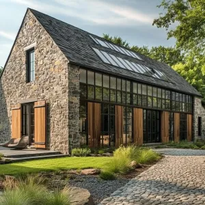 Architectural Alchemy: Stone Barn Brilliance
