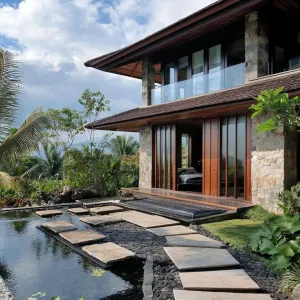 Stone Pathway to Paradise: Bali’s Zen Bungalow