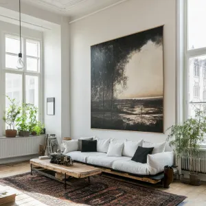 Oversized Abstract Art