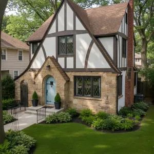 Aqua-Door Tudor With Curved Eaves