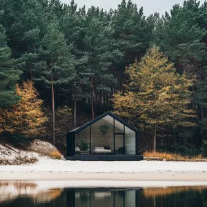 Glass Cabin Serenity
