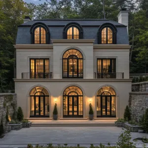 Neoclassical Evening Splendor Unveiled