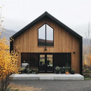 A Timbered Barn Dream with a Modern Twist