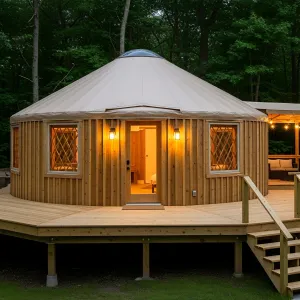 Round Wharf: The Cozy Timberbesque Tent