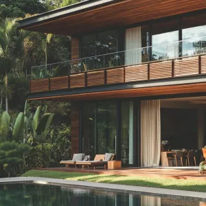 Tropical Tranquility: A Minimalist Marvel