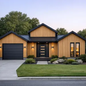 Suburban Nordic Triple Gable Haven