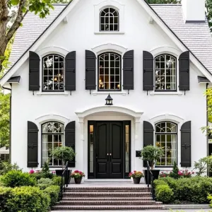 Enchanting Gable Cottage with Charcoal Accents