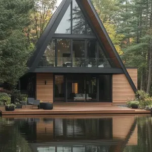 Peak Performance: A-Frame in the Woods