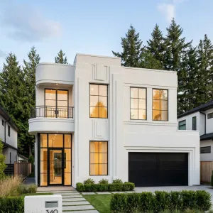 Streamlined Suburban Deco Residence