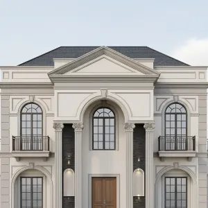 Triumphal Arch Courtyard Manor