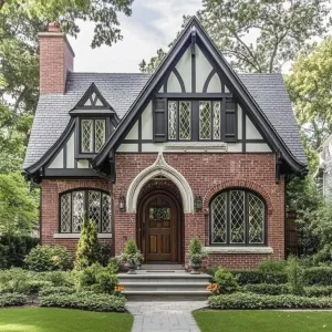 A Fairytale Facade with Brick and Bliss