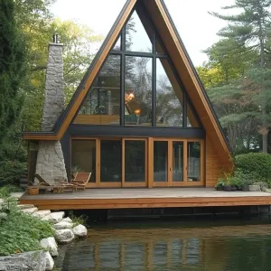 Geometric Lakeside Delight