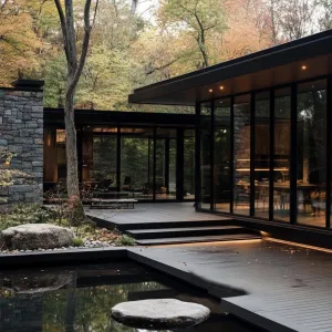 Translucent Forest Retreat