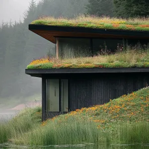 Green-roof With Wildflowers