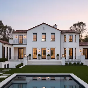 Courtyard Calm With Terra-Cotta Roofs