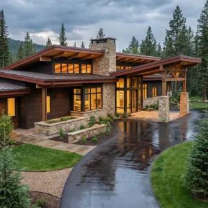 Rainy Ridge Modern Timber Retreat