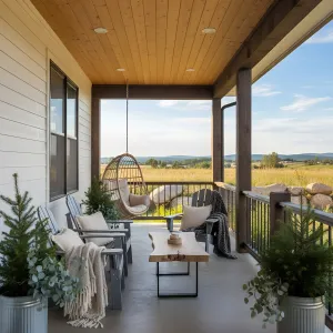 Cozy Countryside Porch Haven