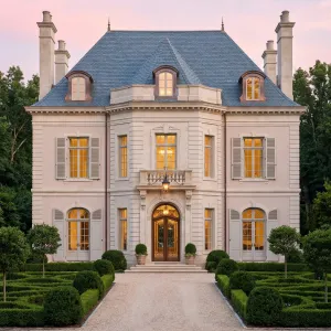 Twilight Mansard Garden Pavilion Residence