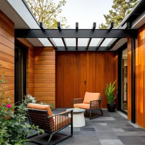 Mid-Century Groove: Outdoor Bliss Awaits
