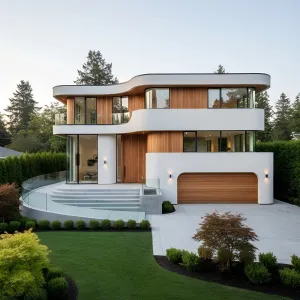 Silk Curve Timber Modern