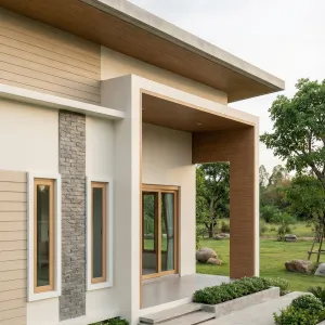 Meadowfront Framed Entry Micro House