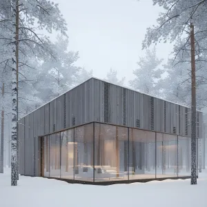 Frostquiet Glass Timber Haven