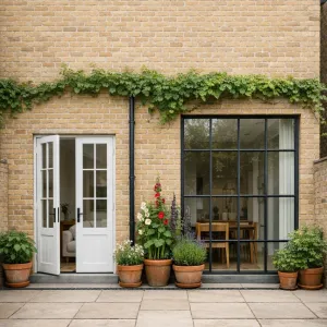 Brick Courtyard Nest With Cottage Charm