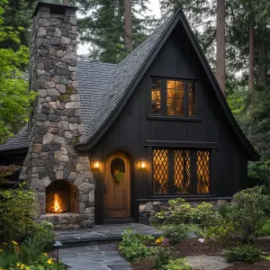 Woodsy Whimsy: A-Frame Hearth Haven