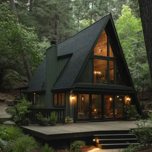 Cozy A-Frame Nestled in Forest Verde