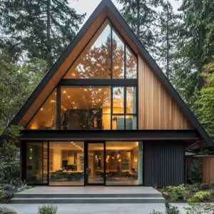 Triangular Tranquility: The Glassy Retreat